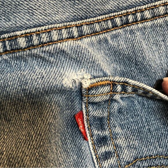 LEVIS - 🎉HP X 4🎉 505 M Sz 36/30 Regular Fit Straight-Leg Jeans/Light Wash GUC - Picture 11 of 16
